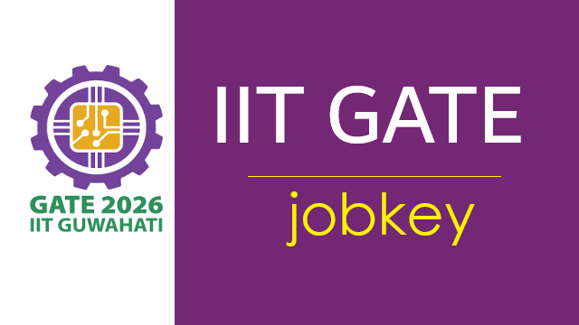 IIT GATE 2026 Online Form-jobkey